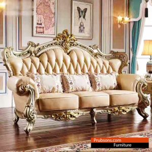 The Exquisite Sofa is a masterpiece of elegance and refinement. Its intricate craftsmanship, luxurious materials, and timeless design make it a true statement piece.